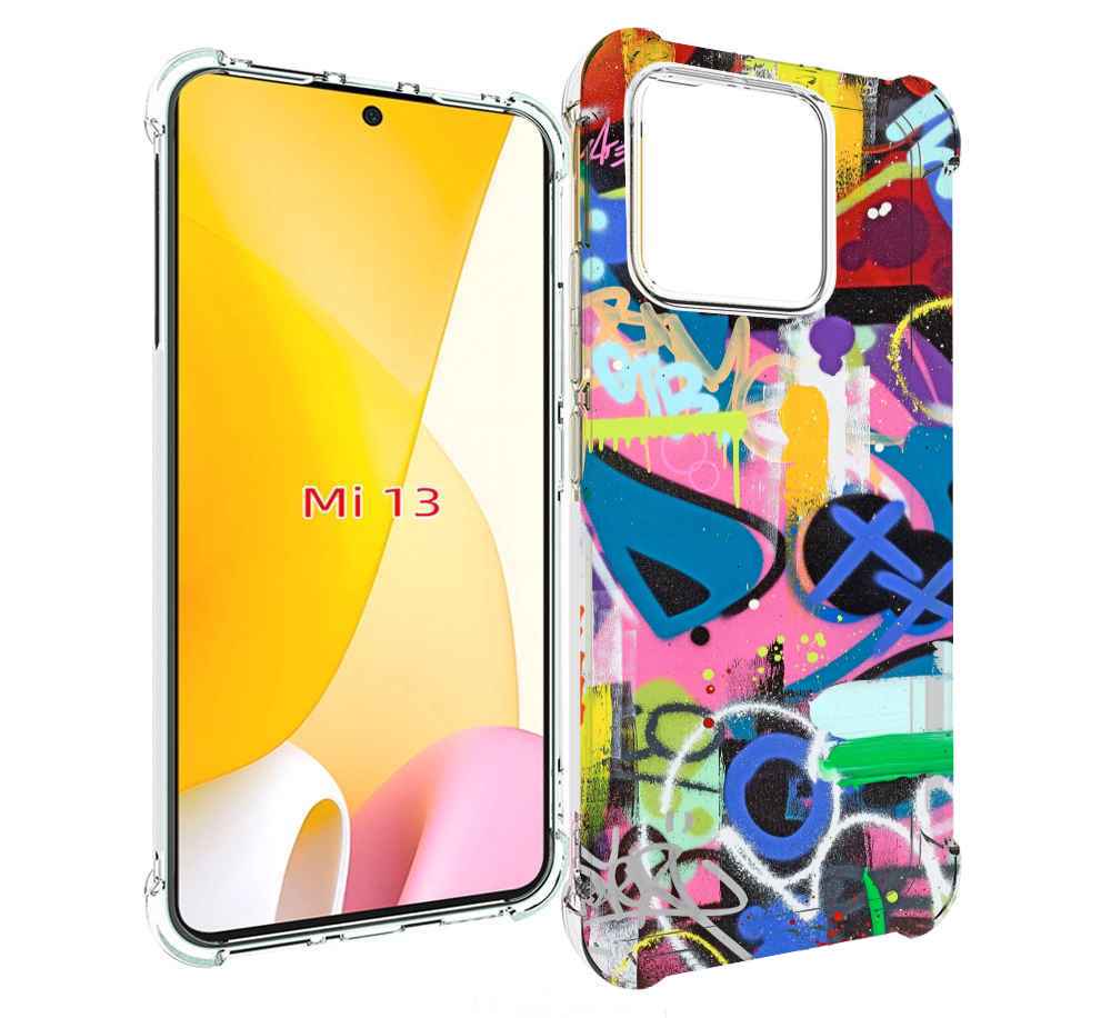 

Чехол MyPads абстракция-графити для Xiaomi 13, Прозрачный, Tocco