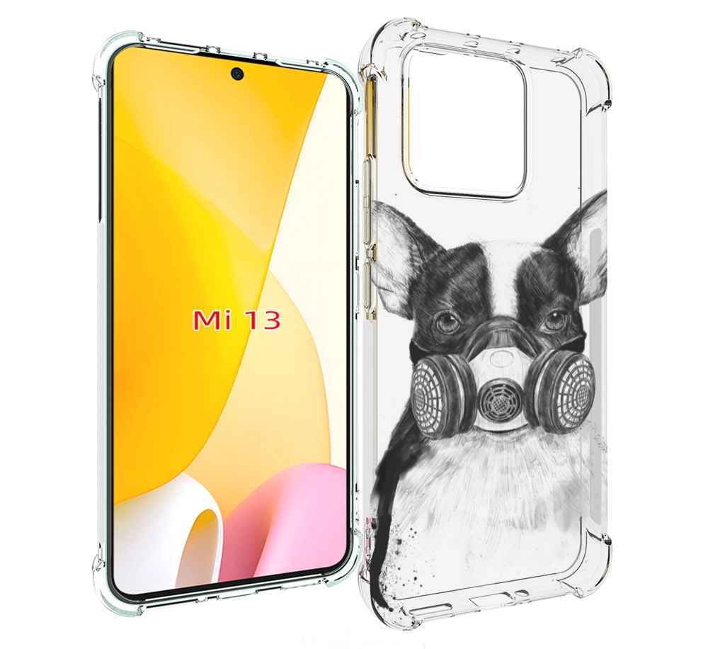Чехол MyPads Французский бульдог для Xiaomi 13