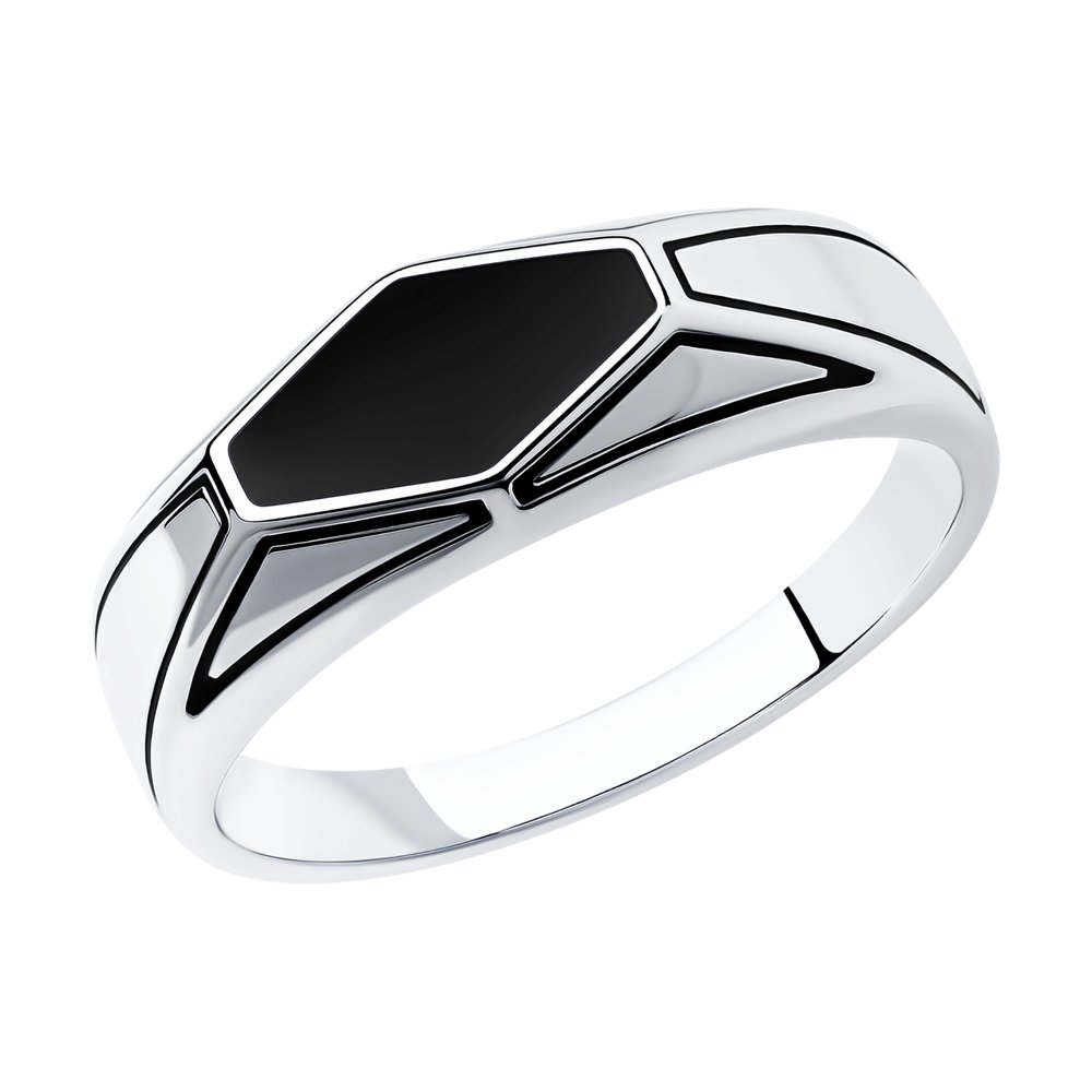 

Кольцо из серебра р. 19,5 SOKOLOV 94012536, эмаль, 94012536
