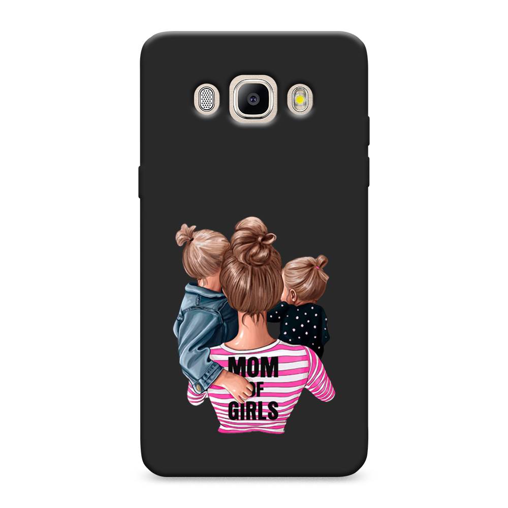 

Чехол Awog на Samsung Galaxy J5 2016 / Самсунг J5 2016 "Mom of Girls", Синий;розовый;черный, 22752-1