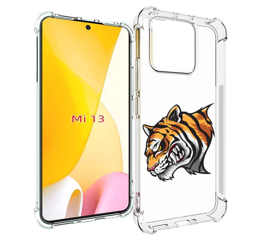 

Чехол MyPads Тигр для Xiaomi 13, Прозрачный, Tocco