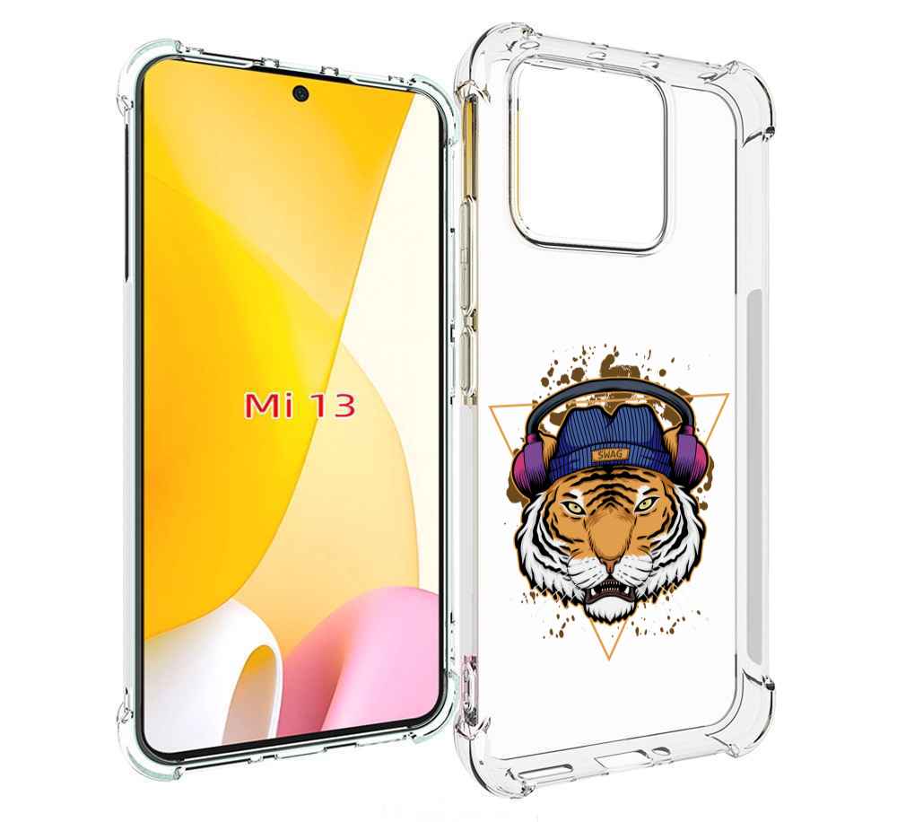 

Чехол MyPads Тигр-Свэг для Xiaomi 13, Прозрачный, Tocco
