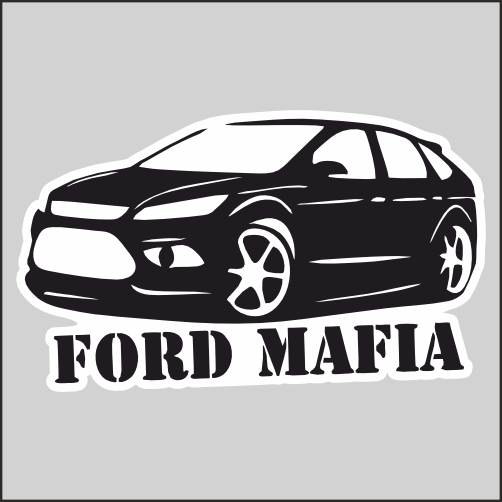 

Наклейка Наклейки за Копейки Ford Mafia 17х10см, ННН-885