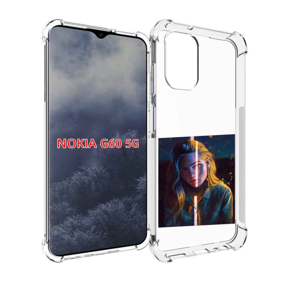 

Чехол MyPads девушка-в-тени для Nokia G60 5G, Прозрачный, Tocco