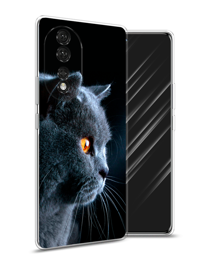 

Чехол Awog на Honor 80 Pro "Благородный кот британец", Черный;серый;оранжевый, 6120450-2