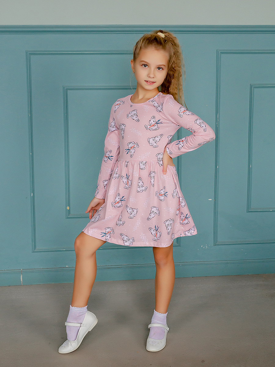 Платье детское SOVALINA 30176949, розовый, 110
