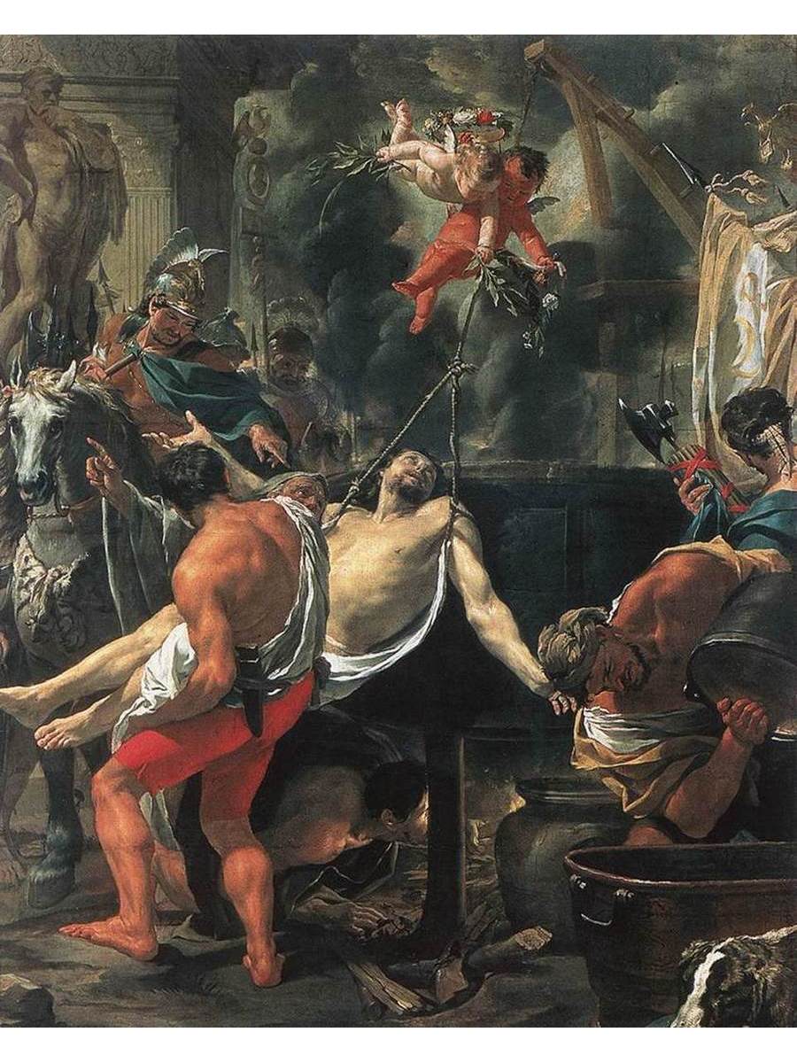 

Постер DRABS A2 Лебрен Шарль Martyrdom of St John the Evangelist at Porta Latina
