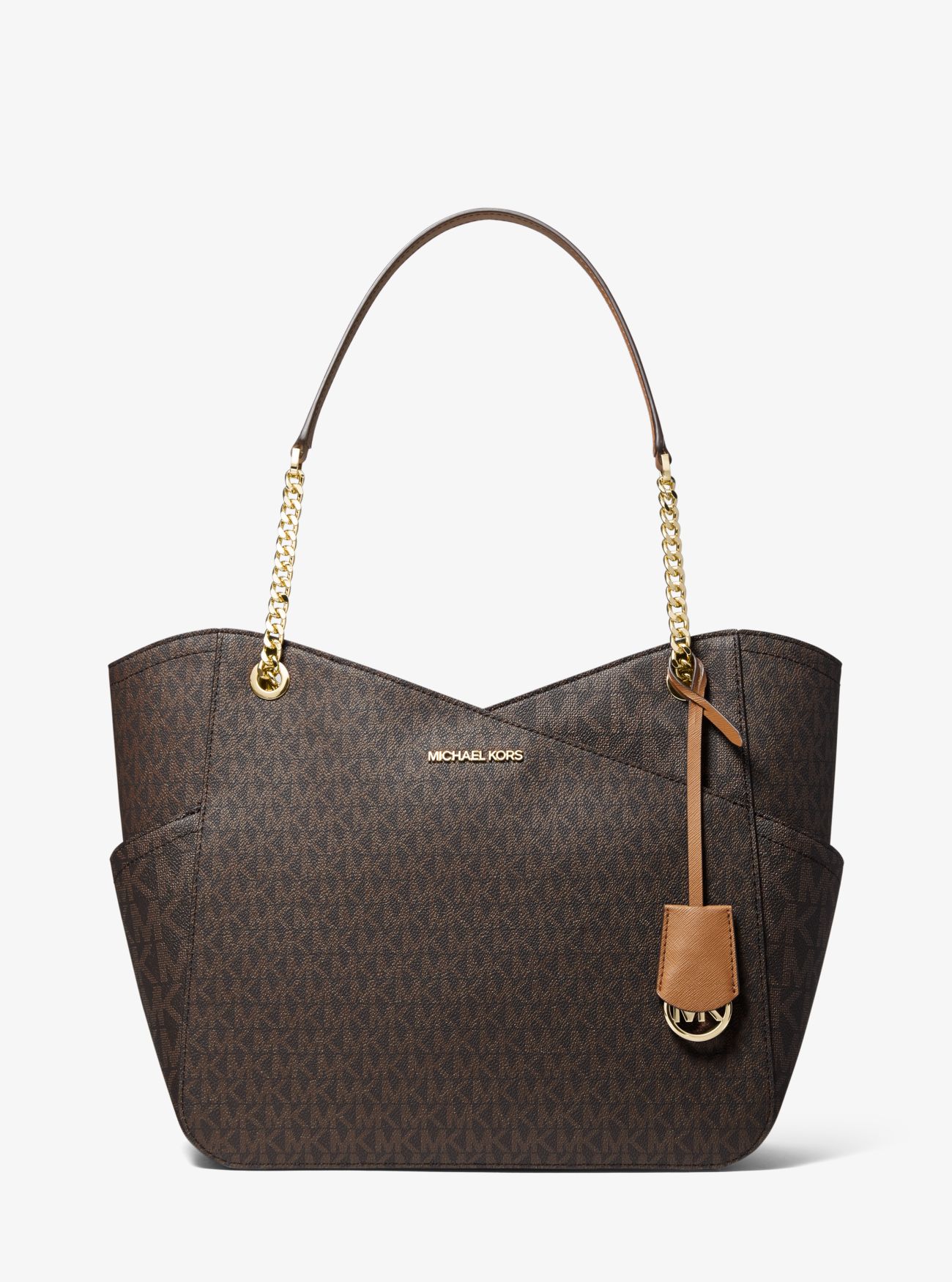 

Сумка тоут женская Michael Kors 35F1GTVT3B коричневая, Коричневый, 35F1GTVT3B