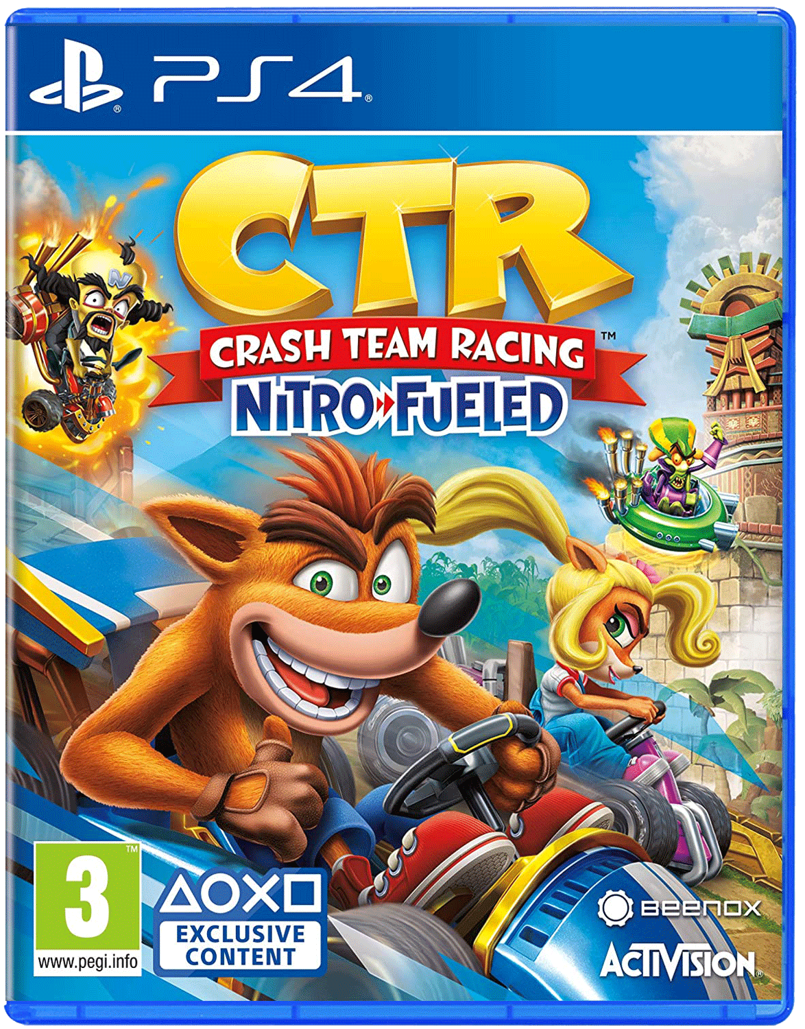 Игра Crash Team Racing: Nitro-Fueled (PS4)