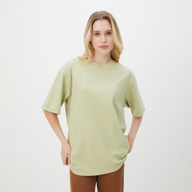

Футболка женская Maison David JUNE зеленая XS, Зеленый, JUNE