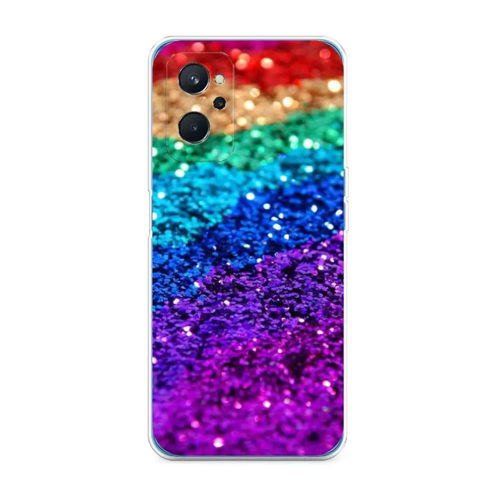 

Силиконовый чехол Awog "Блестящая радуга рисунок" для Oppo A96 4G, Разноцветный;прозрачный, 2510850-3