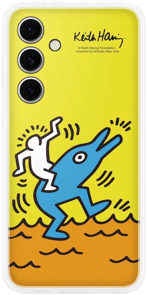 

Чехол Samsung Flipsuit Case S24 FE желтый (принт Keith Haring), Желтый;прозрачный, Flipsuit Case S24 FE желтый (принт Keith Haring)