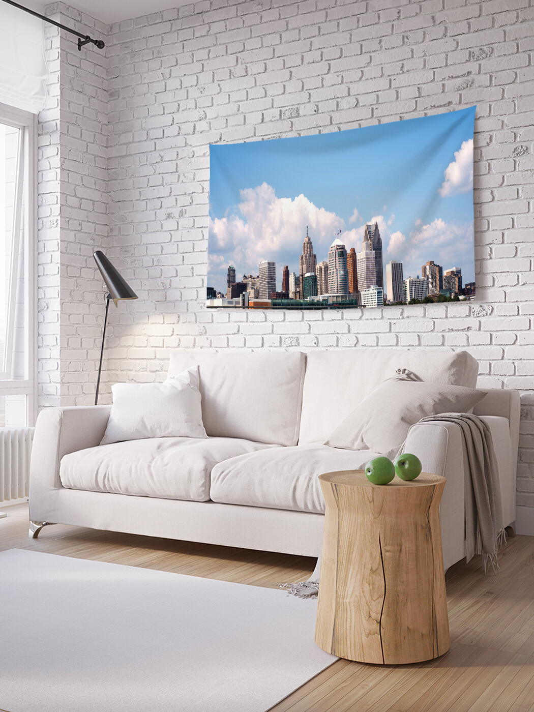 

Горизонтальное фотопанно JoyArty Панорама Мичигана, из ткани, 100х150 см