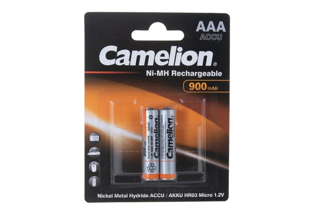 

Аккумулятор ААА-900mAh Ni-Mh BL-2 1,2В Camelion
