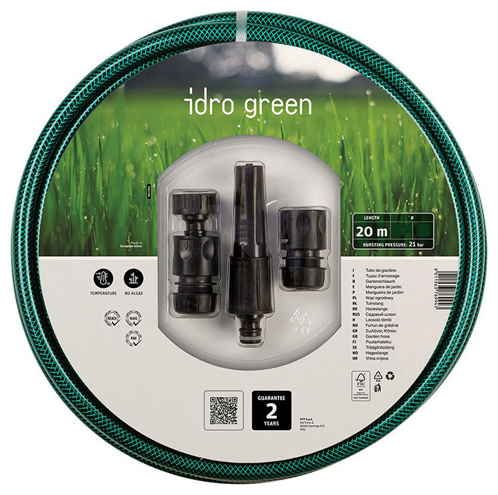 фото Шланг fitt idro kit зеленый 3,4 х 20 м