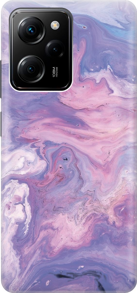 

Чехол на Poco X5 Pro 5G "Сиреневый мрамор", Фиолетовый, 158244