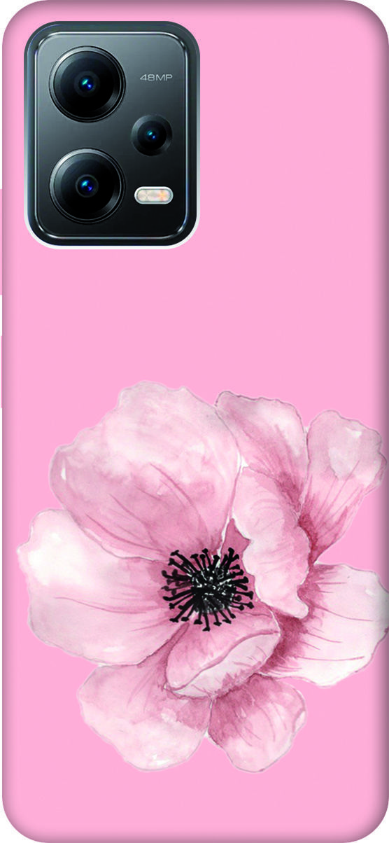 

Чехол на Poco X5 5G "Pink Flower" розовый, Розовый;белый, 158243