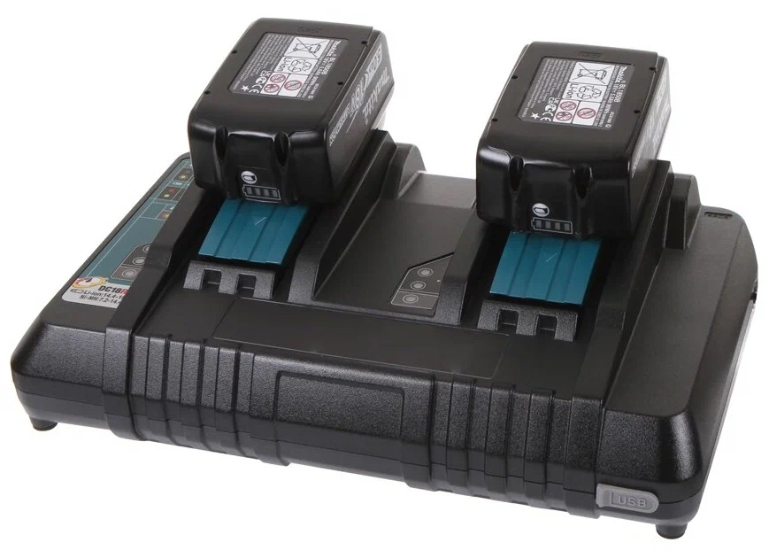 

Аккумулятор Makita DC18RD + BL1850B 2x5Ah 18V 191L75-3