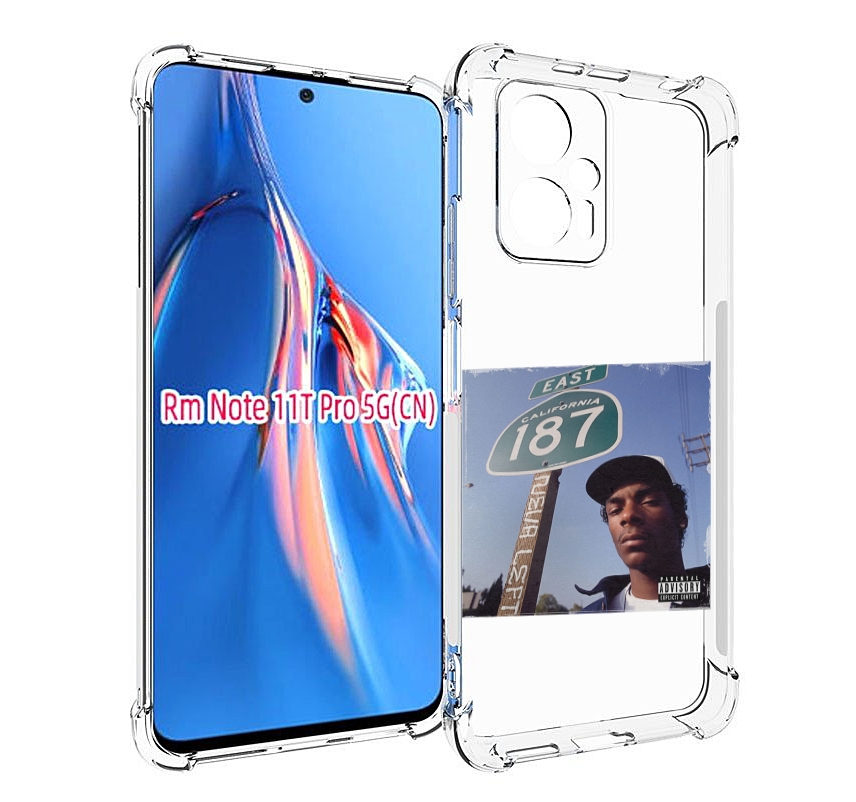 

Чехол MyPads Snoop Dogg NEVA LEFT для Xiaomi Redmi Note 11T Pro / 11T Pro Plus / Poco X..., Прозрачный, Tocco