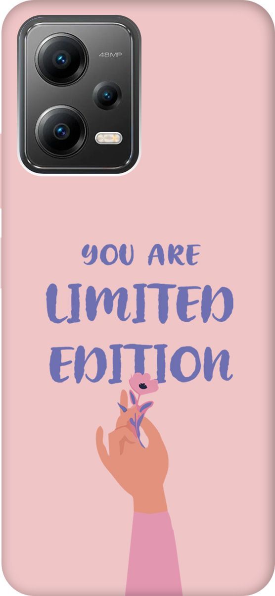 

Чехол на Poco X5 5G "Limited Edition" розовый, Розовый;фиолетовый, 158241