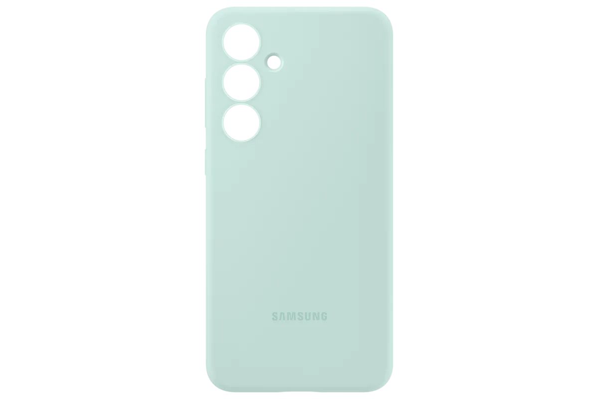 Чехол Samsung Silicone Case S24 FE мятный