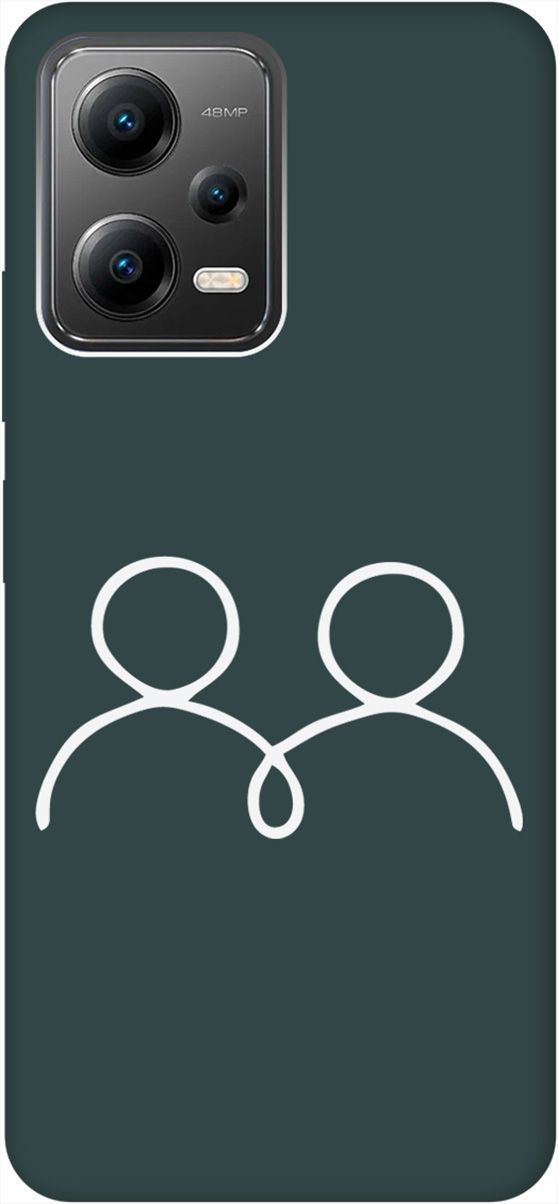 

Чехол на Xiaomi Poco X5 5G с принтом "Couple Lines W" зеленый, Зеленый;белый, 158242