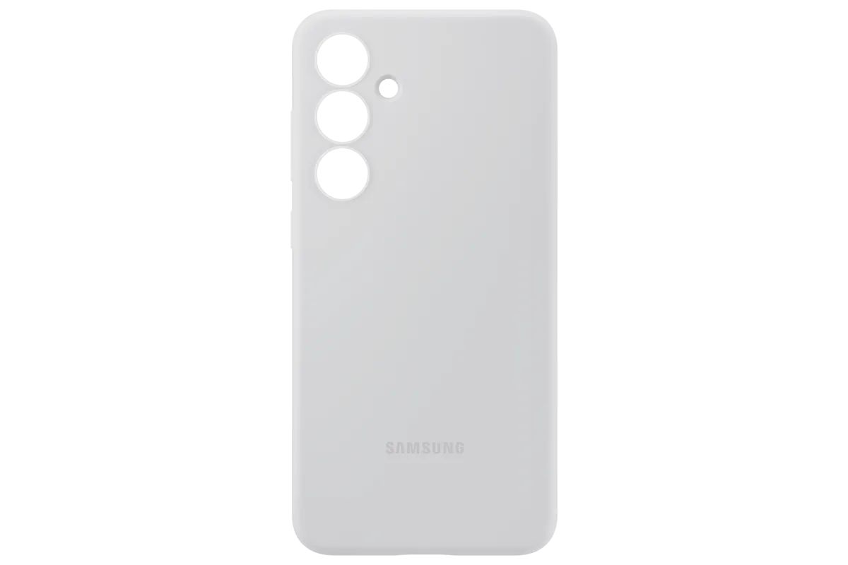 Чехол Samsung Silicone Case S24 FE серый