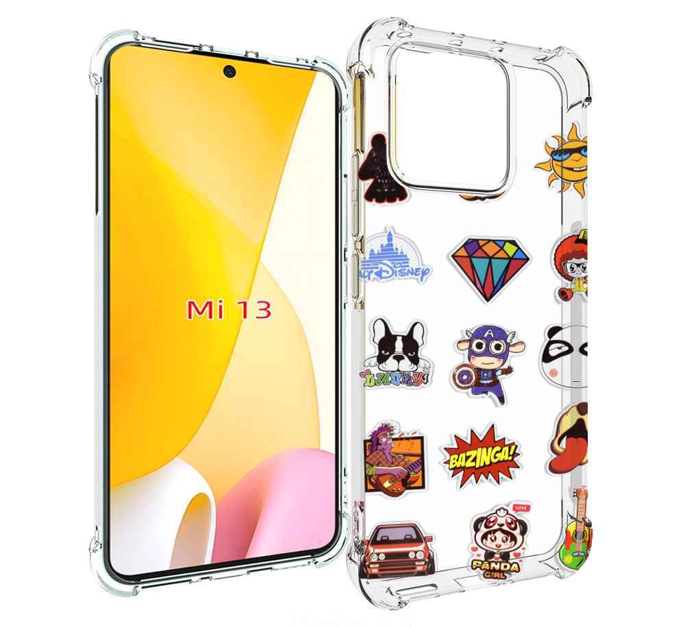 

Чехол MyPads Стикеры-2 для Xiaomi 13, Прозрачный, Tocco