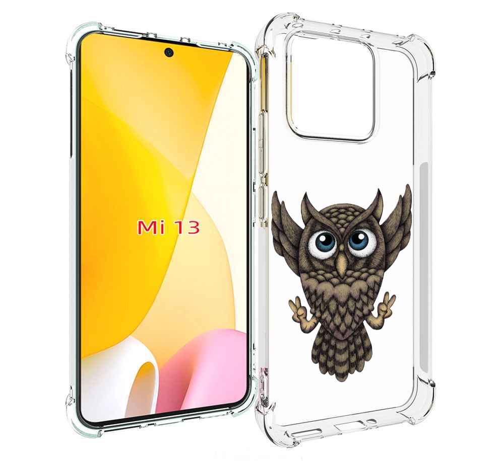 

Чехол MyPads Сова для Xiaomi 13, Прозрачный, Tocco