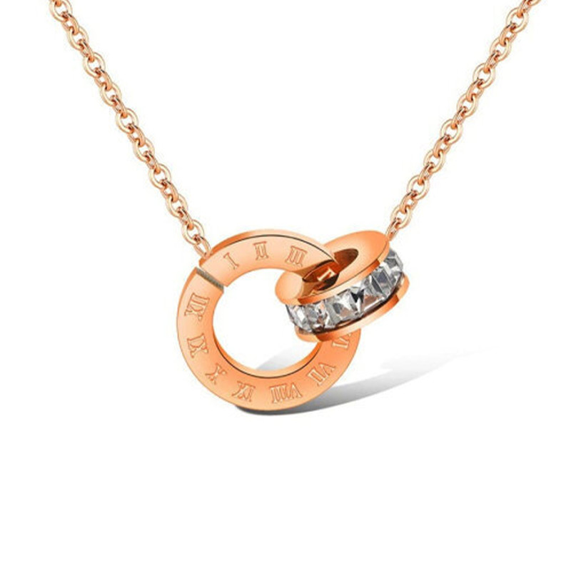 

Ожерелье из бижутерного сплава 50 см DESIGNER JEWERLY Два кольца, Два кольца