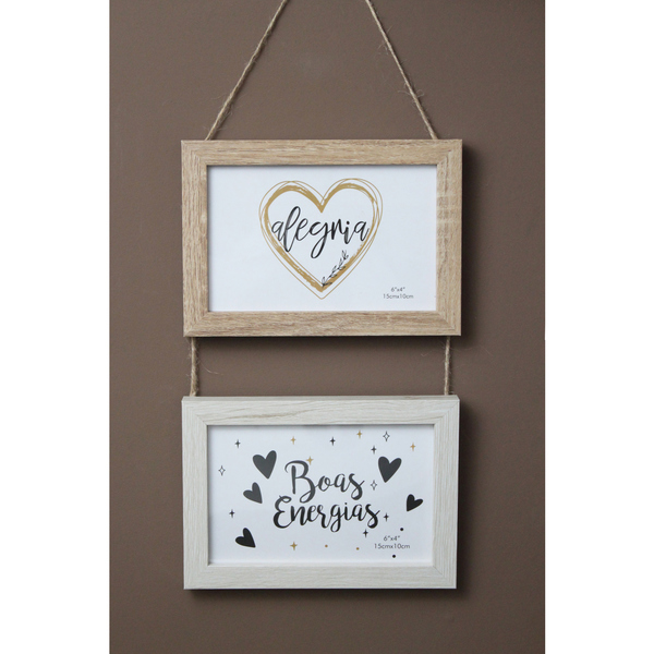 Фоторамка Ultramarine Louise 640-1237 на 2 фото 10х15см бело-бежевый