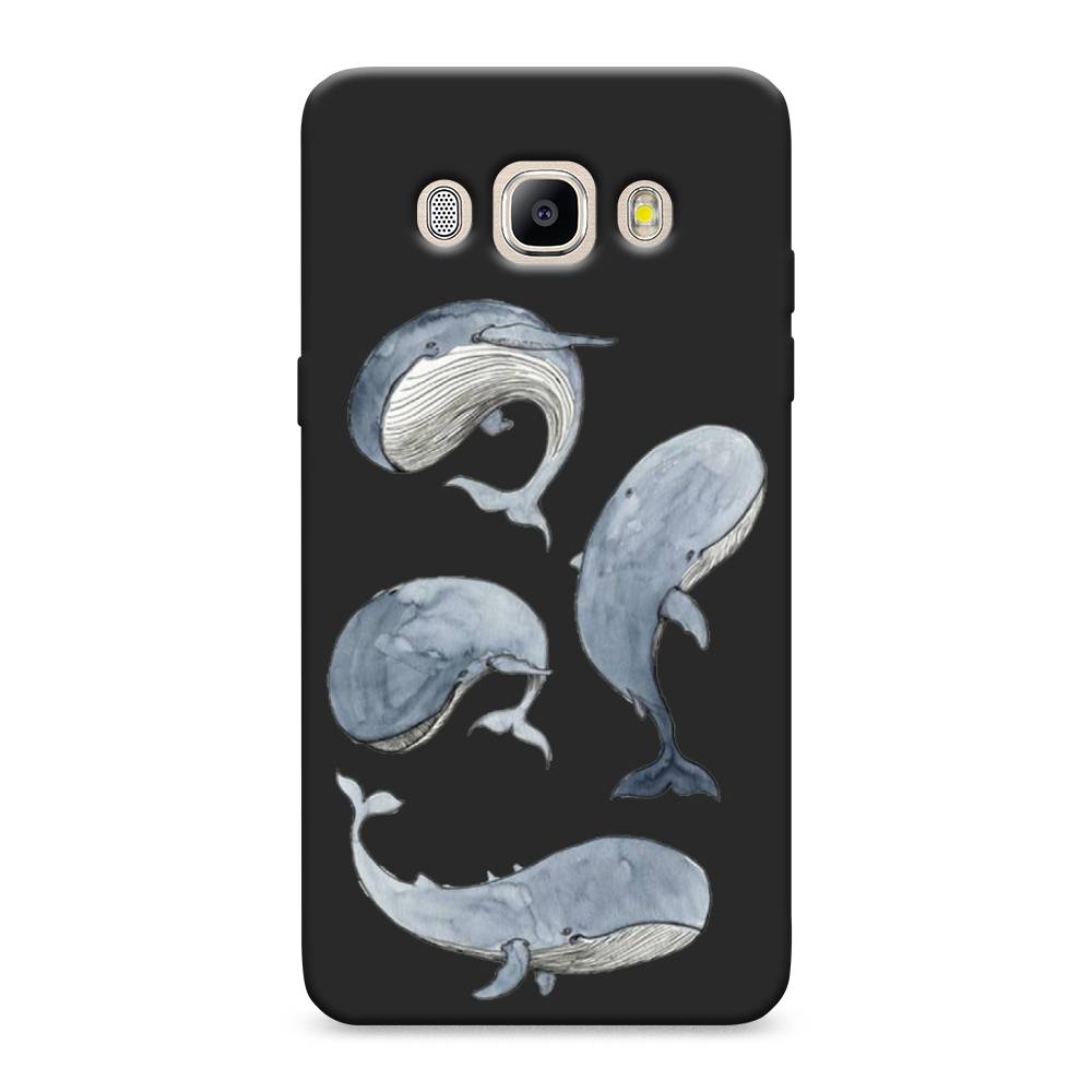 

Чехол Awog на Samsung Galaxy J5 2016 / Самсунг J5 2016 "Киты", Белый;прозрачный;голубой, 22752-1