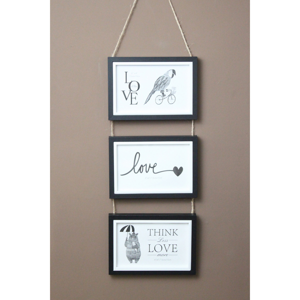 Фоторамка Ultramarine Maria 640-1232 на 3 фото 10х15см черный