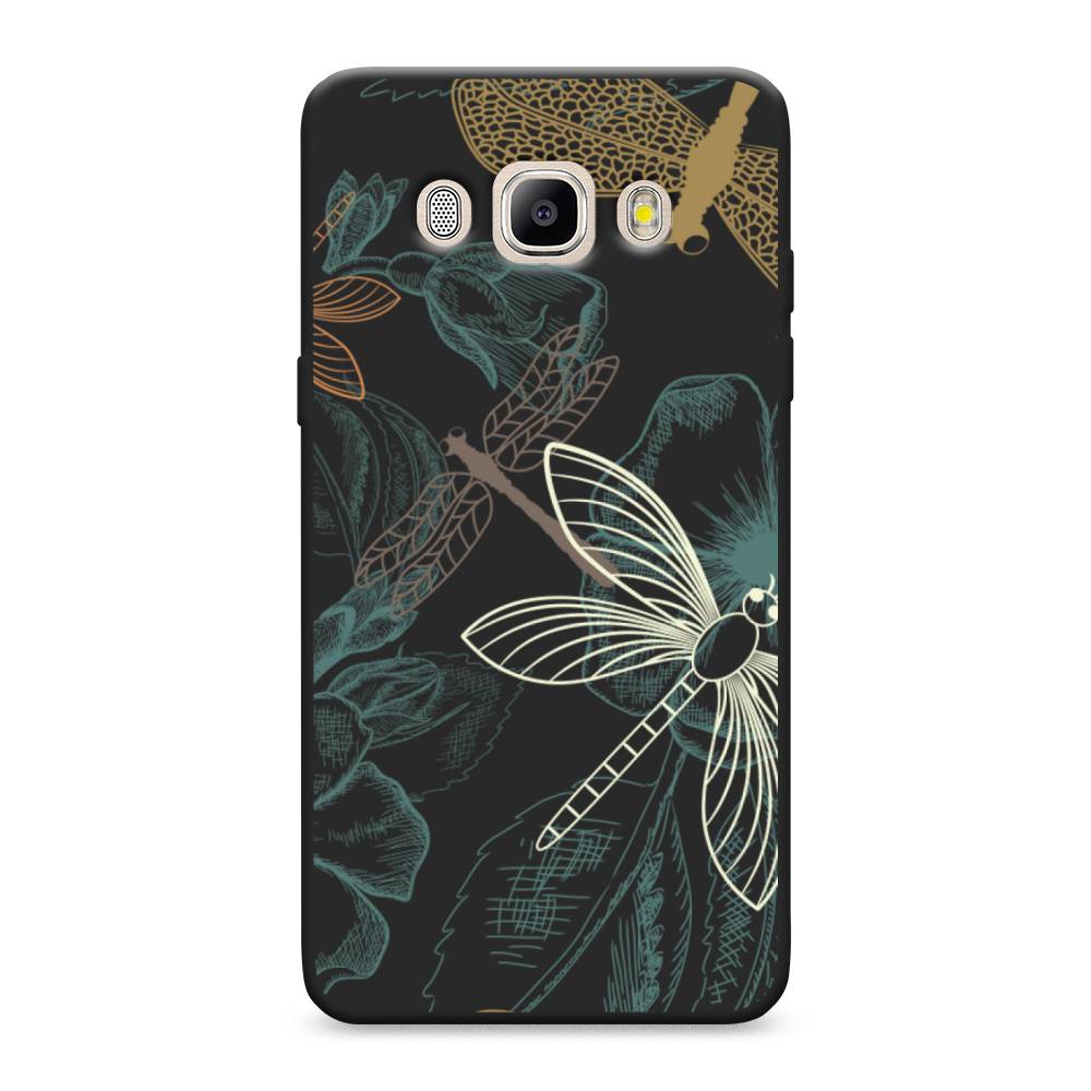 

Чехол Awog на Samsung Galaxy J5 2016 / Самсунг J5 2016 "Тени стрекоз", Коричневый;зеленый;белый, 22752-1