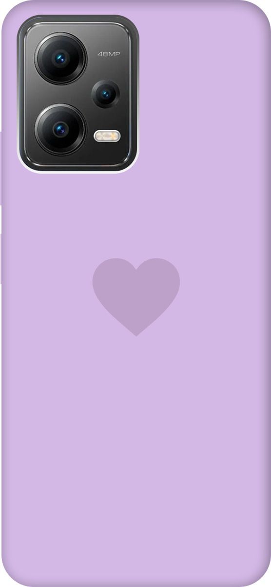 

Чехол на Xiaomi Poco X5 5G с принтом "Heart" сиреневый, Фиолетовый, 158241