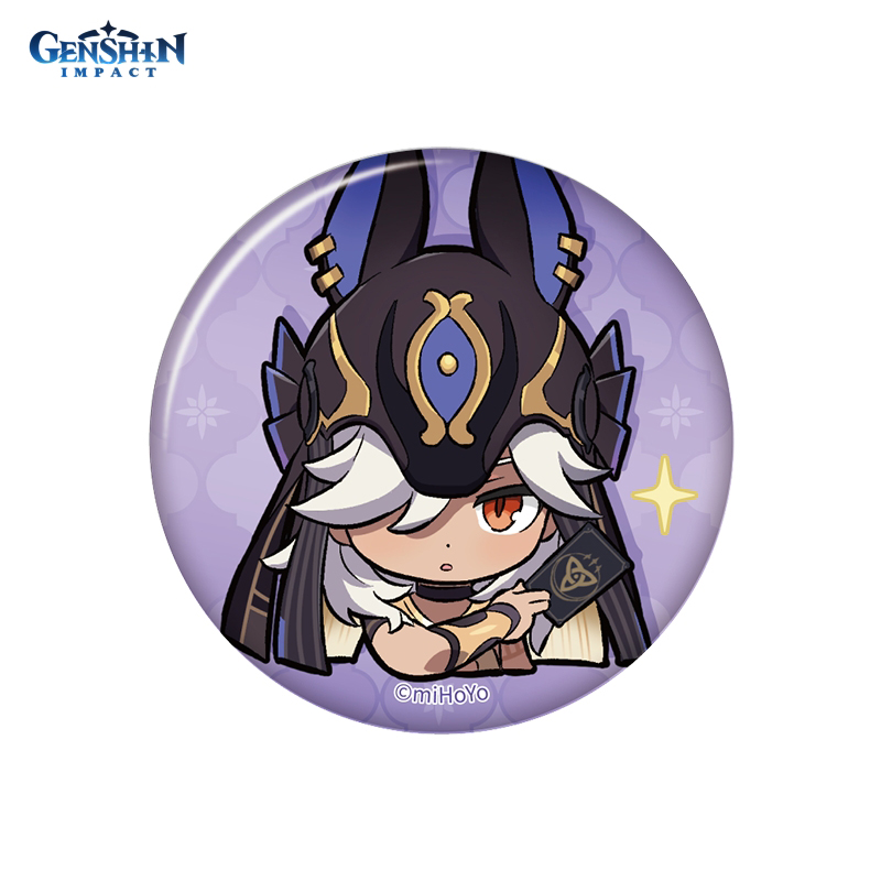 Значок Genshin Impact Chibi Expressions Cyno