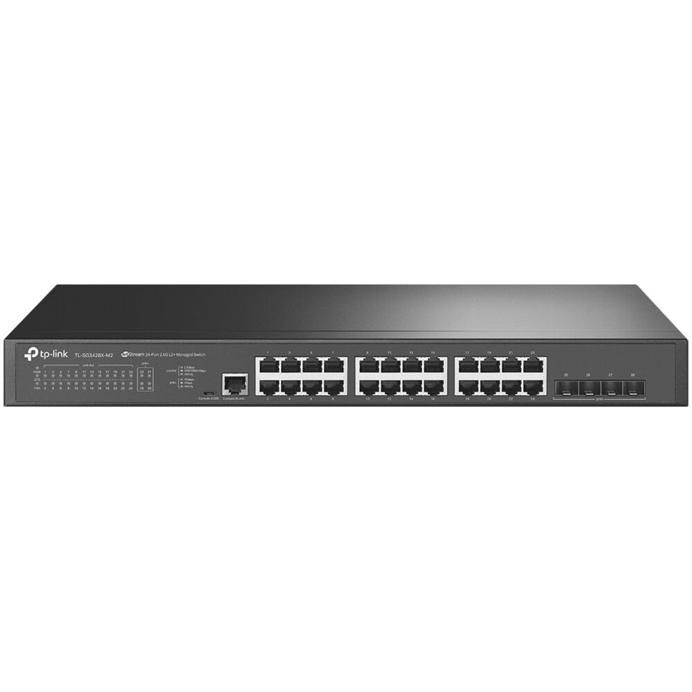 

Коммутатор TP-Link TL-SG3428X-M2 TL-SG3428X-M2 черный, TL-SG3428X-M2