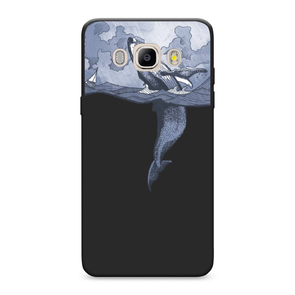 

Чехол Awog на Samsung Galaxy J5 2016 / Самсунг J5 2016 "Два измерения", Голубой;черный;прозрачный, 22752-1