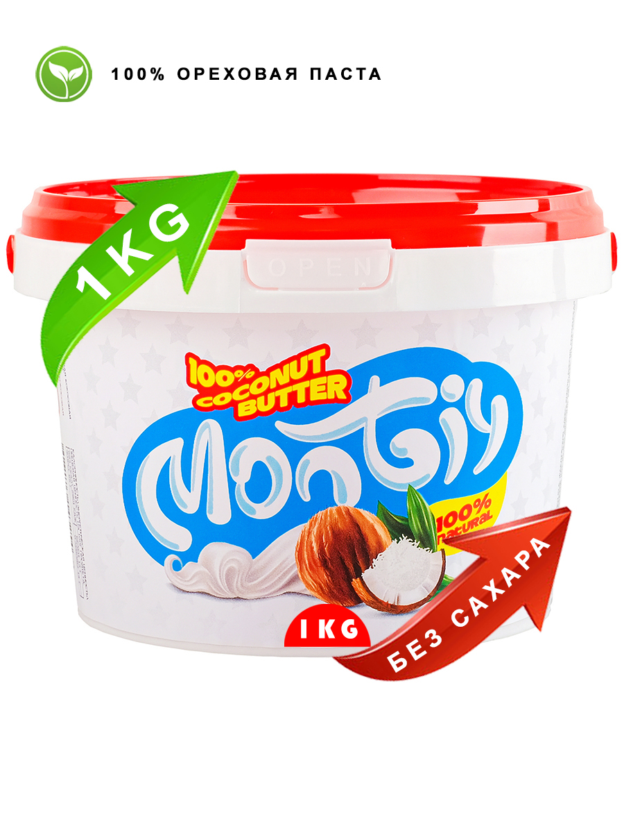 

Кокосовая паста Montiy без сахара, 1000 г