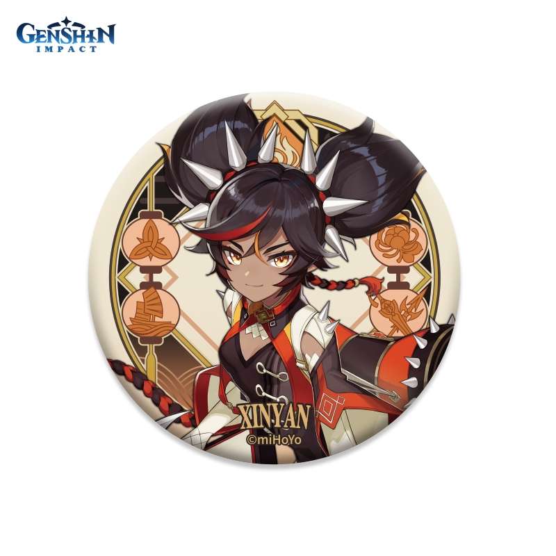 Значок Genshin Impact Liyue Harbour Character Can Badge Xinyan