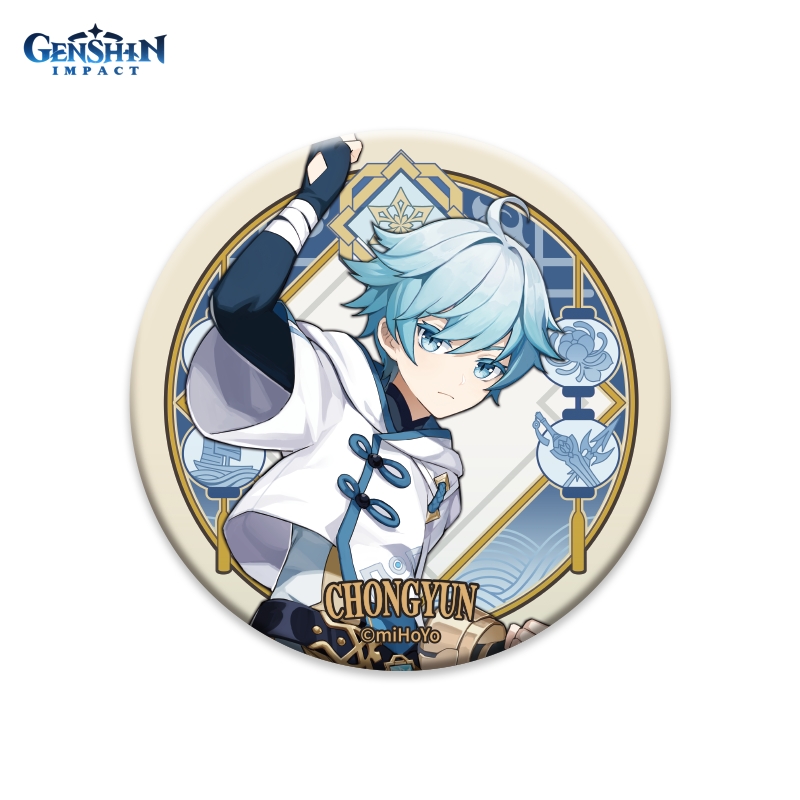 Значок Genshin Impact Liyue Harbour Character Can Badge Chongyun