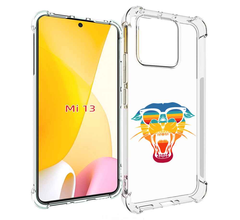 

Чехол MyPads Радужная-пантера для Xiaomi 13, Прозрачный, Tocco