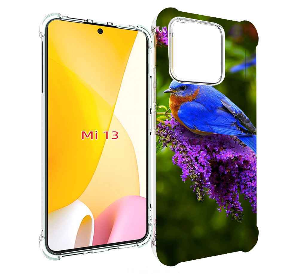 

Чехол MyPads Птица-сиреневая для Xiaomi 13, Прозрачный, Tocco