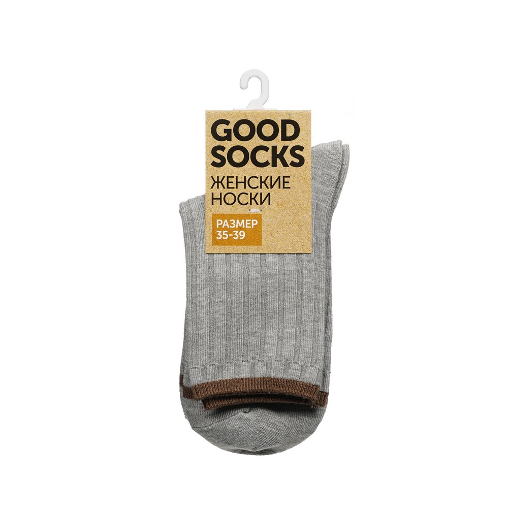 

Носки женские Good Socks GSL1Po серые 35-39, Серый, GSL1Po