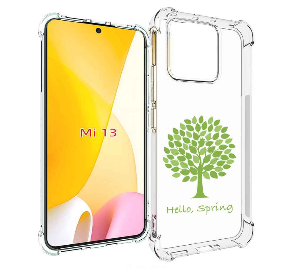 

Чехол MyPads Привет-весна для Xiaomi 13, Прозрачный, Tocco