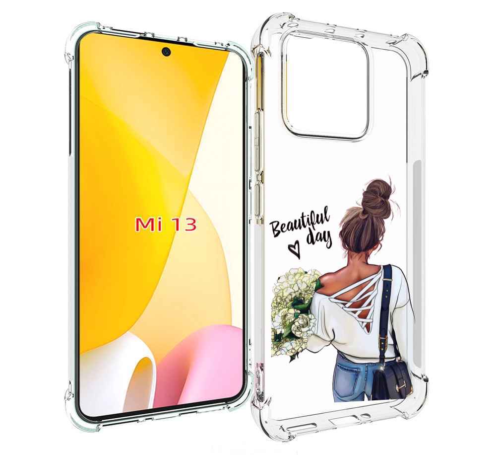 

Чехол MyPads Прекрасный-день для Xiaomi 13, Прозрачный, Tocco