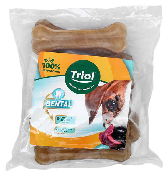 

Лакомство для собак Triol Кость из жил 10 см, 30-40 г, 10 шт