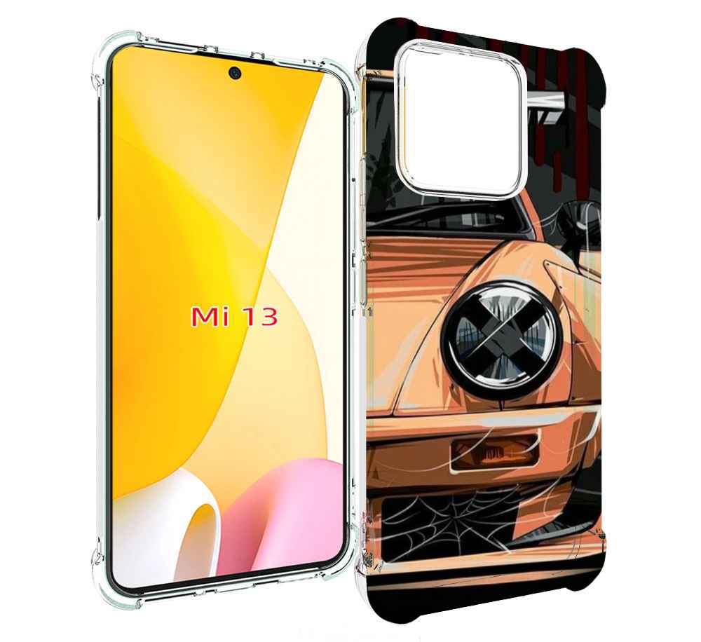 

Чехол MyPads Порш мужской для Xiaomi 13, Прозрачный, Tocco