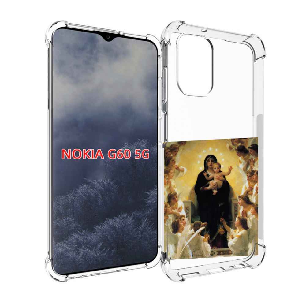 

Чехол MyPads дева-мария для Nokia G60 5G, Прозрачный, Tocco