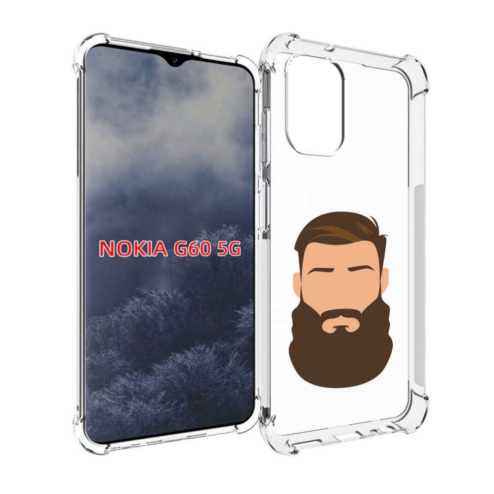 

Чехол MyPads густая-борода для Nokia G60 5G, Прозрачный, Tocco